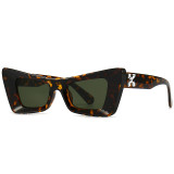 C445 shades women men custom logo sunglasses retro trendy plastic cat eye lunettes soleil	 luxury sunglasses