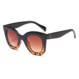 Classic Vintage Cat Eye Square Sunglasses Women 2023 Luxury Brand Ladies Leopard High quality Sun Glasses Female Rivet Eyewear