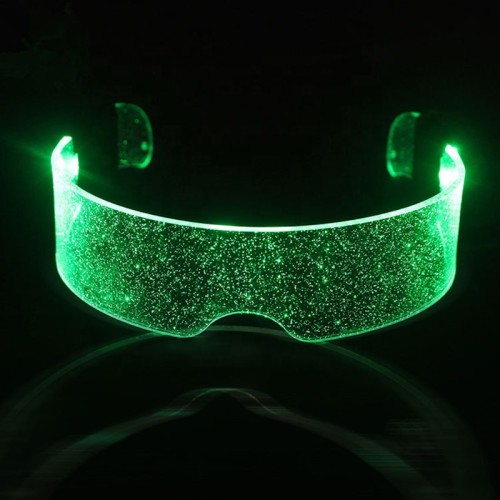 Light up party glasses,coolest glowing led visor glasses