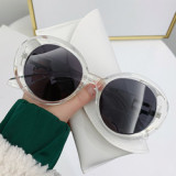7566 gafas de sol 2023 luxury Round Polarized Retro Designer Sunglasses for Women anti uv glasses oversized sunglasses