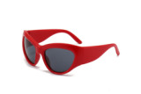6708 OVal Trendy Y2K Sunglasses Women Men Wrap Around Street Fashion Sunglass Y2k Fashion 2000s Glasses Shield