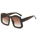 2022 Oversized Irregular Sunglasses For Men And Women Sunglass With Orange Frames