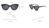 2023 Custom Logo Concave Polarized Gafas De Sol For Men Women Uv400 Tr90 Light Personality Rainbow Color Cat Eye Sunglasses