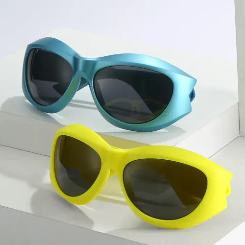 New Trendy Y2K Wrap Around Eyewear Fashion Sun Glasses XY20926 Unisex Futuristic Sunglasses for Men and Women