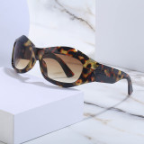 New Fashion Wrap-Around Acetate Sunglasses Cyberpunk Y2K Sunglasses Women Sport Sun Glasses For Men