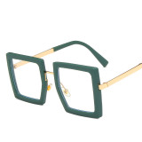 1329 Rough Frame Large Square Anti-blue Light Glasses 2023 Oversized Eyewear Frames Opticalmputer Eyeglasses For Women