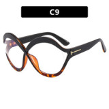 95368 Retro Vintage Round UV400 large designer Women lentes de sol custom logo big eyewear fashion sunglasses 2023