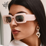 VIFF Custom Private Label HP21045 Rectangle Plastic Frame Sun Glasses Lentes De Sol Unisex Fashion Sunglasses 2022