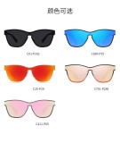 TR7544 New arrivals brand designer sunglasses one piece oversized polarized sport sunglass clycing reflective mirror sun glasses