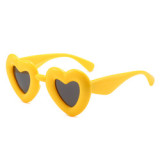 Sunglasses 2023 new y2k heart shades for women uv400 wholesale custom own logo classic fashion pink lunette de soleil