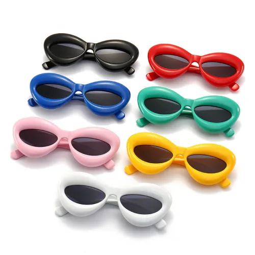 Vintage Punk Sun Shades Sunglasses Women Sunglasses Thick Frame Sunglasses