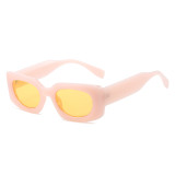 LBAshades  2303 2023 Square frame glasses hot style wholesale jelly candy color square colorful sunglasses for women men