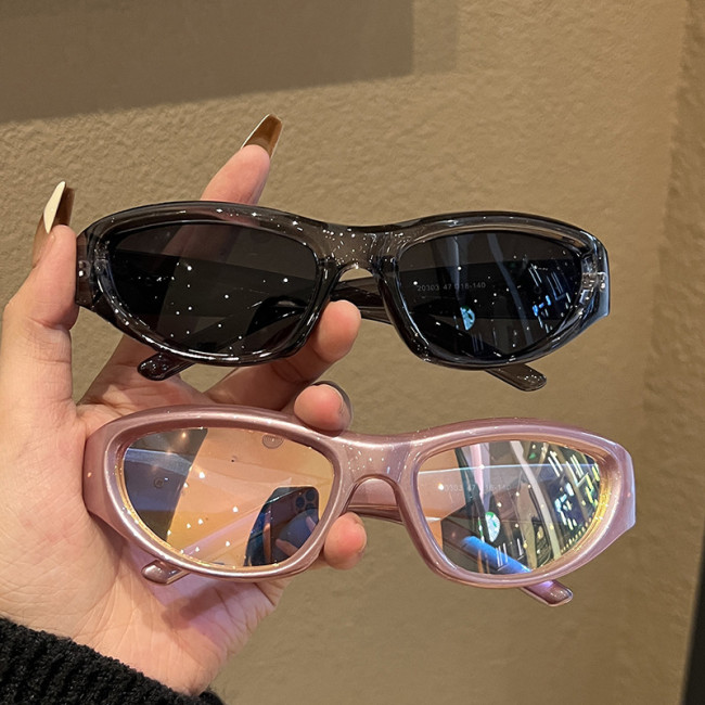 2023 Fashion Custom Designer Shades Uv400 Sunglasses Men Women Y2K Custom Personalized Retro Cat Eye Y2k Sunglasses