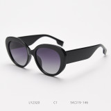 2023 Custom Logo Polarized Gafas De Sol UV400 TR90 Big Thick Round Butterfly Frame Internet Celebrities Sunglasses