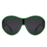 S2127 Custom Logo Designer Wholesale Oversized Sun Glasses 2023 Fashionable  Brand Wrap Around Sunglasses For Men Women