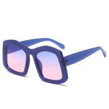 2022 Oversized Irregular Sunglasses For Men And Women Sunglass With Orange Frames