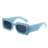 Custom Private LOGO Shades Wide Frame Sun Glasses HP21045 Wholesale High Quality Rectangle Fashion Vintage Women Sunglasses 2023