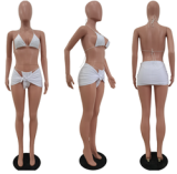 2023 summer sexy 3 piece bikini set beachwear swimsuit summer bathing suits for women