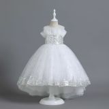 teenagers birthday long prom lace party wear frocks kids princess dress for girls formal ball gown toddler girls dresses