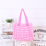 2022 Wholesale New Women Square Check Beach Bag PVC Handbag Basket Large Inflation Tote Handbags Bolso Beach Bogg Bag Handbag