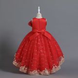teenagers birthday long prom lace party wear frocks kids princess dress for girls formal ball gown toddler girls dresses