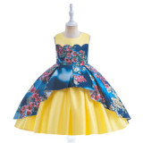 Toddlers Long Gown Evening Dress Elegant Princess Dress for Girl Kids Clothing for Girls Party Dresses 7-8 Years
