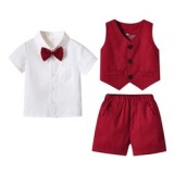 Boys Gentleman Party Dress Suit 2023 Summer Boy Clothing