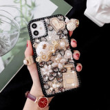 Luxury 3D Handmade Rhinestone Perfume Bottle Carriage Phone Cases For iPhone 13 14 Pro Max 8 Plus XR Bling Mobile Cover