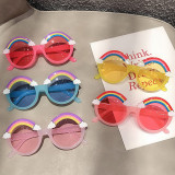 2023 Hot Product Girl glasses Cute Lovely Kids Glasses Round Candy Shades glasses Children
