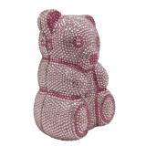 Novelty MINI Teddy Bear Animal Women Crystal Bags Party Cocktail Rhinestone Handbags Evening Clutch Purse
