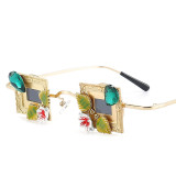 European and American parties ornate craft sunglasses, diamond-encrusted fashion glasses custom-made funny glasses
