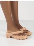Square Toe Women Diamond Flat Sandals Ladies Thick Platform Slippers Girl Summer Fashion Trend Rhinestone Flip Flop Slippers