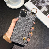 Hot Sale Bling Shiny Glitter Crystal Phone Case Wristband Soft TPU Back Cases For iPhone 13 Mini 14 Pro Max Mobile Cover