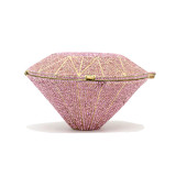 Designer cone Colorful Crystal bags Geometric Diamond Fashion Luxury Brand Clutch Women Party Evening Bags Purse Handbags