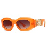 Steampunk Trendy Punk Oval Sun glasses gafas Irregular 2023 Small Frame Sunglasses Gafas De Sol Gothic
