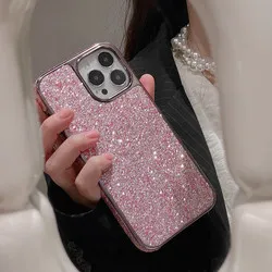 Cute ins Fashion Diamond Glitter Design Mobile Cover for iPhone 14 Pro Max Luxury Women for iPhone 13 14 Phone Cases