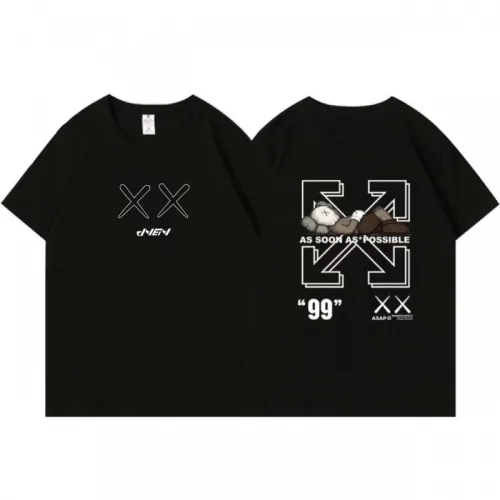 Short Sleeve Summer Men's and Women's Lovers T-shirt Brand1