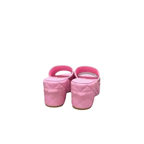 middle heel thick sole slippers for women's large size fashion slides