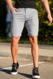 2023 Men Hip Hop Pants Street Wear Fashion Soft Fit Slim Crop Pants Plaid Plus Size Casual Shorts