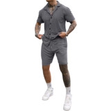 2023 Customize Logo Men Track Suits Plus Size Jogging T Shirt And Shorts Set Two Piece Plain Summer Short Set for men