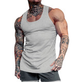 Men Summer Vests Quick Dry Sport Solid Color Sleeveless Breathable Workout Tank Top High Quality Fitness Gym Singlets