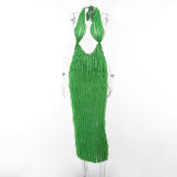 Women Nightclub Style Slim Wrap Dresses Party Wear Strapless Deep V-Neck Skinny Dress Spring 2023 New Women'S Clothing