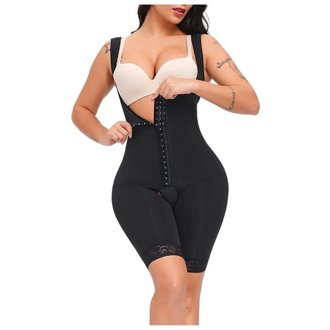 High Compressionl Waist Girdle Butt Lifter Shapewear For Women Tummy Control Slimming Full Body Shaper