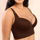 Hot Selling Plus Size Push Up Hide Back Side Fat Sculpting Uplift Body Shapewear Bra Seamless Push Up Shapewear Bra