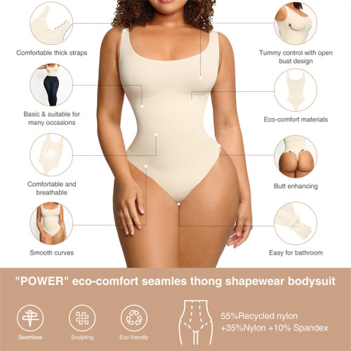 Custom Service Compression Bodysuit Shapewear Plus Size Sculpting Bodysuit Woman Bodysuits