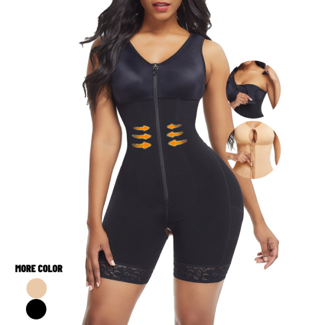 HOT SALE HEXIN New Adjustable Hooks Tummy Control Full Body Shaper Hip Enhancer Bodysuit Women Shapewear