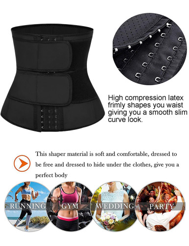 IN STOCK belt for sports trainers waist trimmer trainer slimming high waist latex waist trainer belt