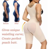 High Compressionl Waist Girdle Butt Lifter Shapewear For Women Tummy Control Slimming Full Body Shaper