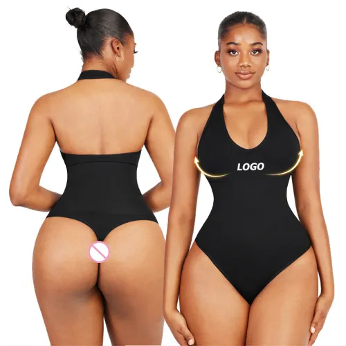 Attractive One piece sculpting bodysuit shapewear high compression womens bodysuit shapewear for woman