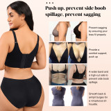 Hot Selling Plus Size Push Up Hide Back Side Fat Sculpting Uplift Body Shapewear Bra Seamless Push Up Shapewear Bra